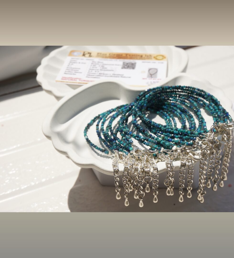 Untitled design (12) Natural African Turquoise - Energy Thread - Image 1